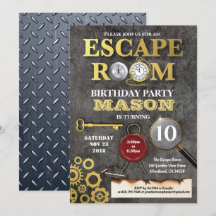 Escape room mysterie om dag van dag op dag op dag  kaart