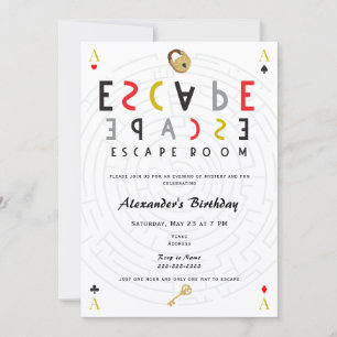 Escape Room Mysterie Verjaardagsfeestje  Kaart