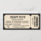  Escape Room Mystery Verjaardagskaartfeest Kaart (Voorkant)