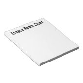 "Escape Room" Opmerkingpad Notitieblok (Schuin)