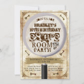  Escape Room Party Elke zondag Kaart (Voorkant)