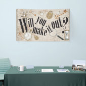 Escape Room Party - kom je er wel uit? Spandoek (Beurs)