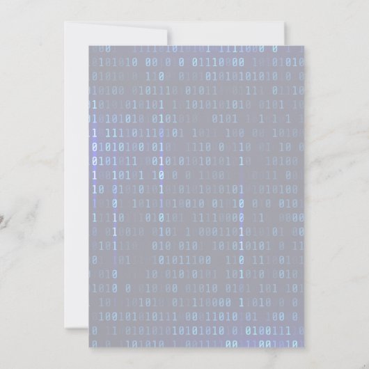 Escape Room Party Lock en Key Binary Code Kaart (Achterkant)