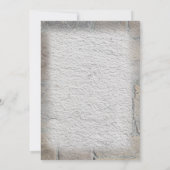 Escape Room Party Lock en sleutel beton en stenen Kaart (Achterkant)