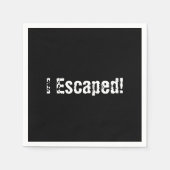 "Escape Room" Party papieren servetten (Voorkant)