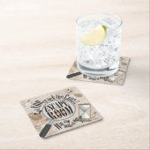 Escape Room Party Puzzle Clue Kartonnen Onderzetters (Insitu)