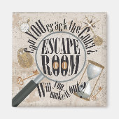 Escape Room Party Scavenger Hunt Magneet (Voorkant)