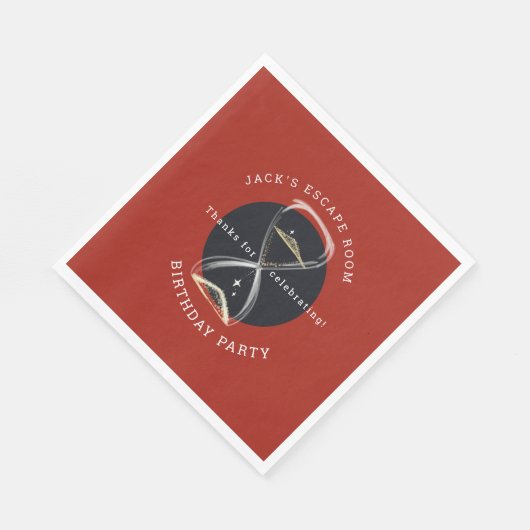 Escape Room Party Servet (Hoek)