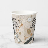 Escape Room Party voedt Mystery Scavenger Hunt Papieren Bekers (Rechts)