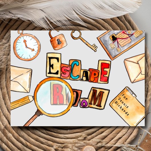 Escape room teambuilding kaart
