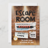Escape Room uitnodiging (Voorkant)