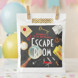Escape room verjaardag bedankzakje
