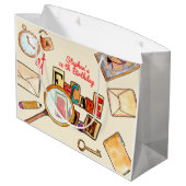 Escape room verjaardag groot cadeauzakje (Achterkant Gekanteld)