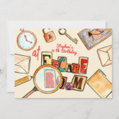 Escape room verjaardag kaart (Voorkant)