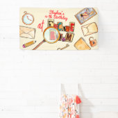 Escape room verjaardag spandoek (Insitu)