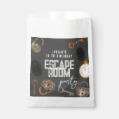 Escape room verjaardagsfeestje bedankzakje (Voorkant)