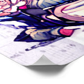 Escape Stack van oude  boeken met Rozen Poster (Hoek)