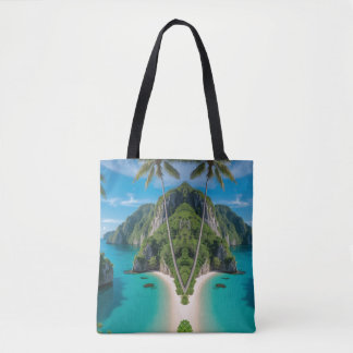 Escape to the Cove: elke dag, elke boodschap Tote Bag
