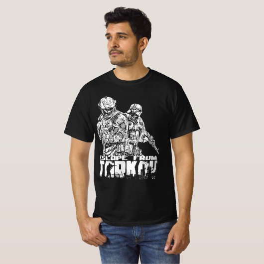 Escape uit Tarkov T-shirt (Voorkant volledig)