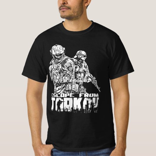 Escape uit Tarkov T-shirt (Voorkant)