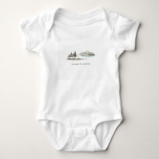 Escape & Unwind – Minimalistische Witte Hoodie Romper (Voorkant)