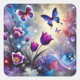 Escape Vierkante Sticker