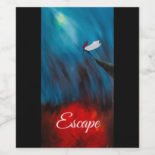 Escape Wijn Etiket (Enkel label)