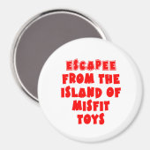 Escapee van het eiland Misfit Toys Magneet (Voorkant / Achterkant)