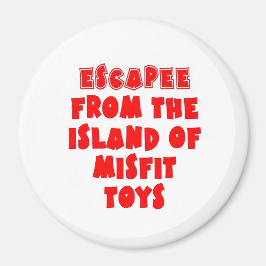 Escapee van het eiland Misfit Toys Magneet (Voorkant)