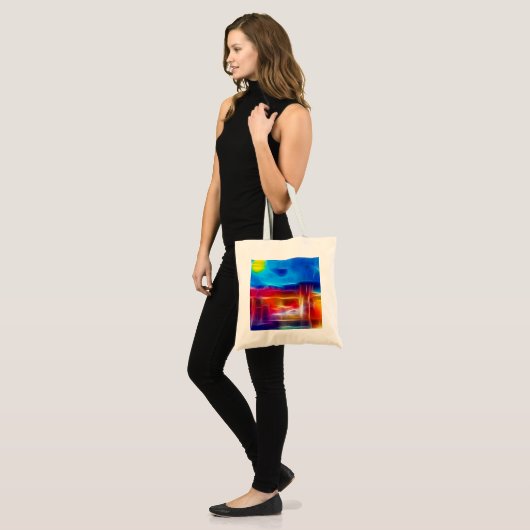 Escapisme [Canvas tas] Tote Bag (Voorkant (model))