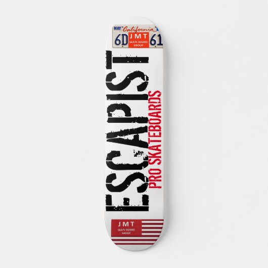 ESCAPIST Skateboard, 7¾" Deck Persoonlijk Skateboard (Voorkant)