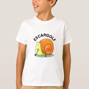 Escar-golf Funny Escargot Snail-woordje T-shirt