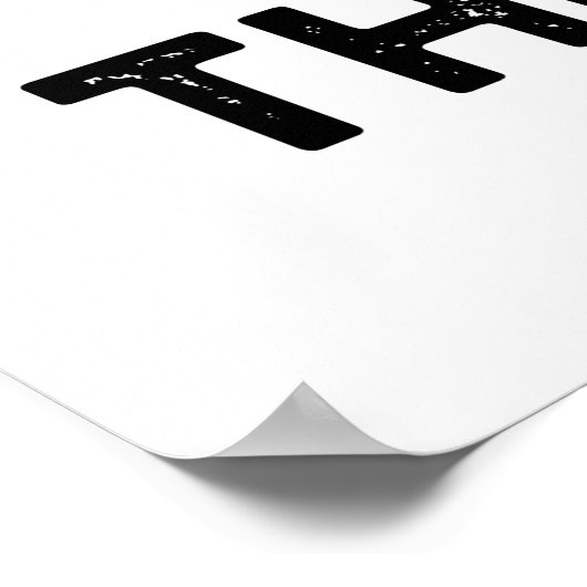 Escar-got The Beat Funny Franse slak pun Poster (Hoek)