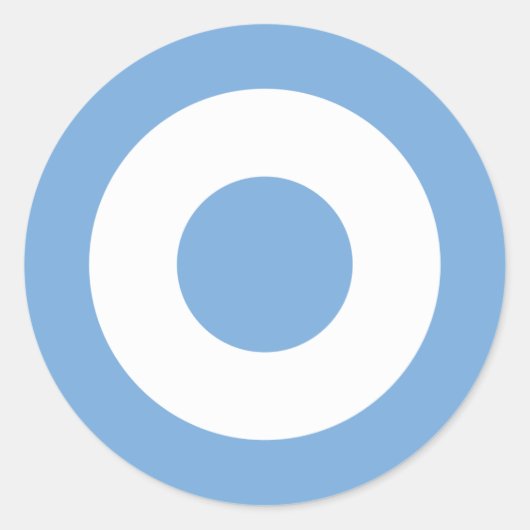 Escarapela Argentina - Roundel Argentinië Ronde Sticker (Voorkant)