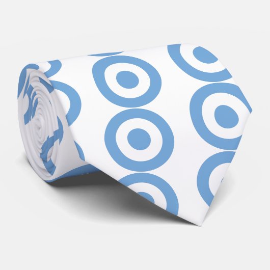 Escarapela Argentina - Roundel Argentinië Stropdas (Opgerold)