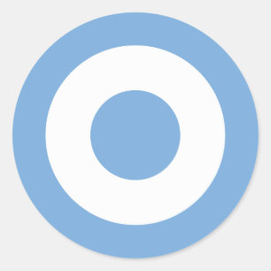 Escarapela Argentinië - Roundel van Argentinië Ronde Sticker