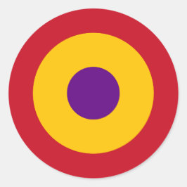 Escarapela de la República Española Ronde Sticker