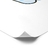 Escarghost Funny French Ghost Snail Pun Poster (Hoek)