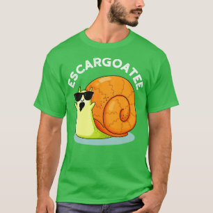 Escargoatee Cute French Snail Escargot Pun T-shirt