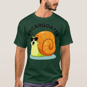 Escargoatee Schattigee Franse slak Escargot Pun 1 T-shirt