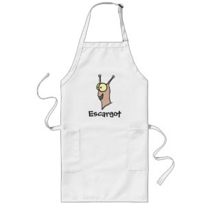 Escargot Apron Lang Schort
