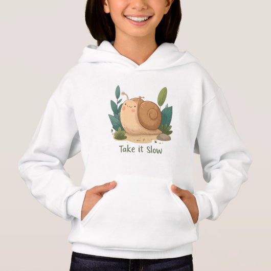 Escargot Doe Het Maar T-Shirt (Voorkant)