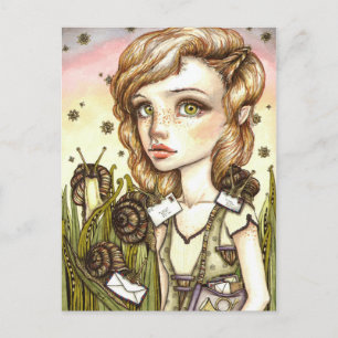 Escargot Express Briefkaart