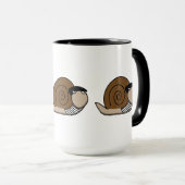 Escargot - Franse slak Mok (Voorkant rechts)