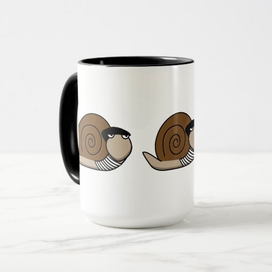 Escargot - Franse slak Mok (Voorkant links)