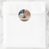 Escargot Ronde Sticker (Tas)