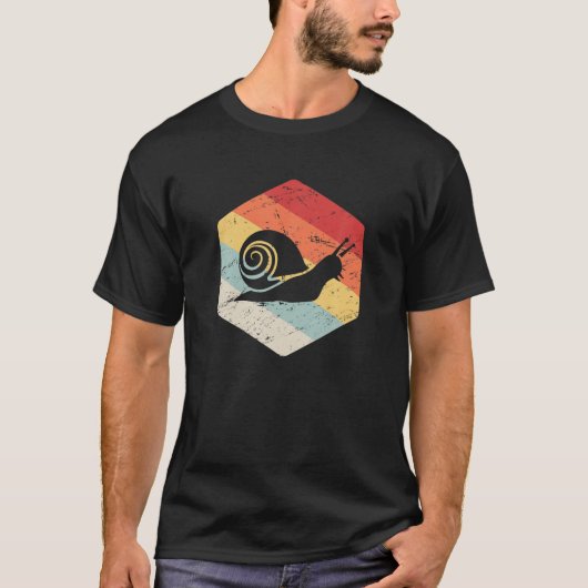 Escargot slakken/Franse Cuisine Escargot T-shirt (Voorkant)