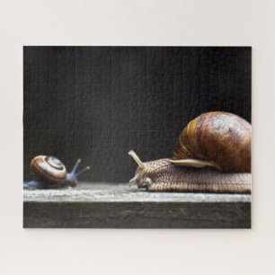 Escargots - slak Mollusk Legpuzzel