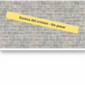 Escena del crimen sticker (Voorkant)