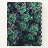 Esceveria Succulent Plant Theme Notitieboek (Achterkant)